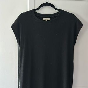 Madewell Black ribbed sweater dress - almost new